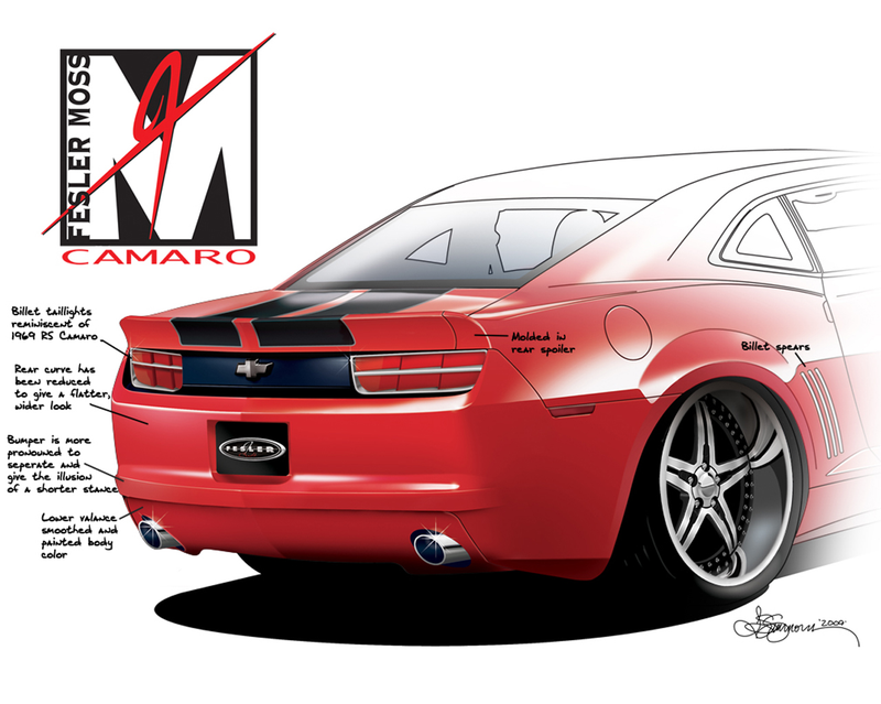 Illustration for article titled Fesler-Moss Builds A Corvette ZR1-Powered Camaro SS